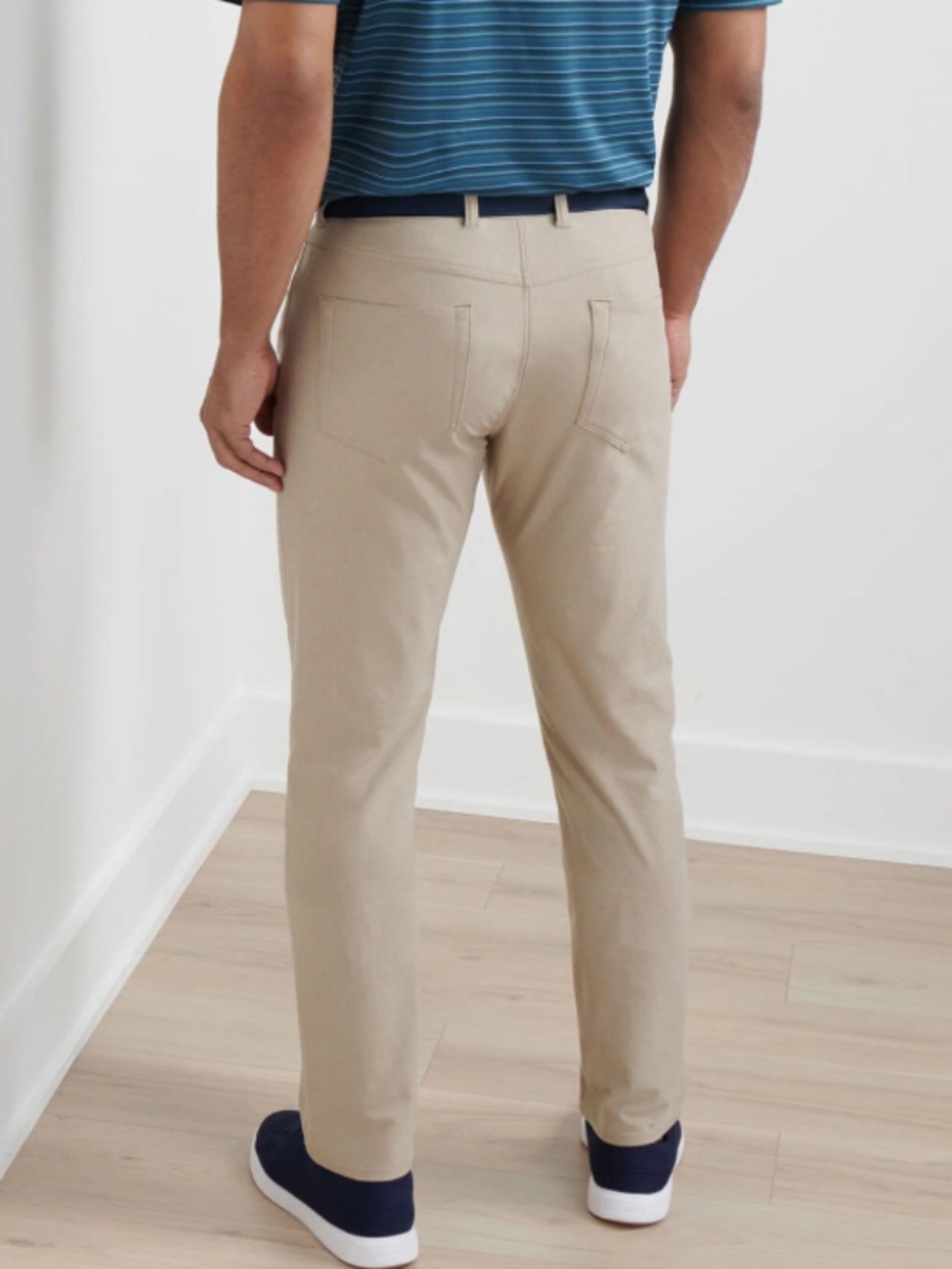 Peter Millar Men's Size 36x34 Khaki Brevard Performance Five-Pant MSRP $188